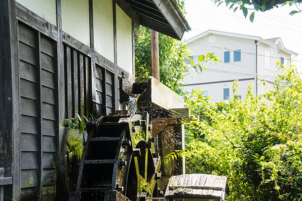 istock Waterwheel of Medaka no Gakko 609054258