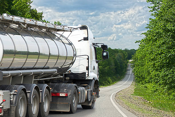 istock Truck on the road 609072518