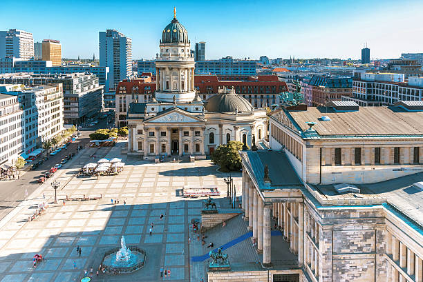 istock arial view from French Dome on Berlin Gendarmenmarkt 609073850