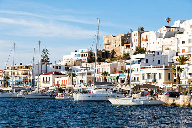 istock Naxos Town at Sunset, Cyclades Islands, Greece 609077318
