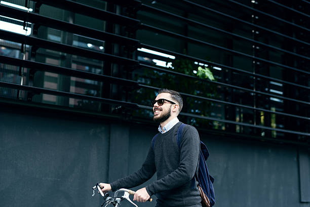 istock Taking city bike ride 609078972