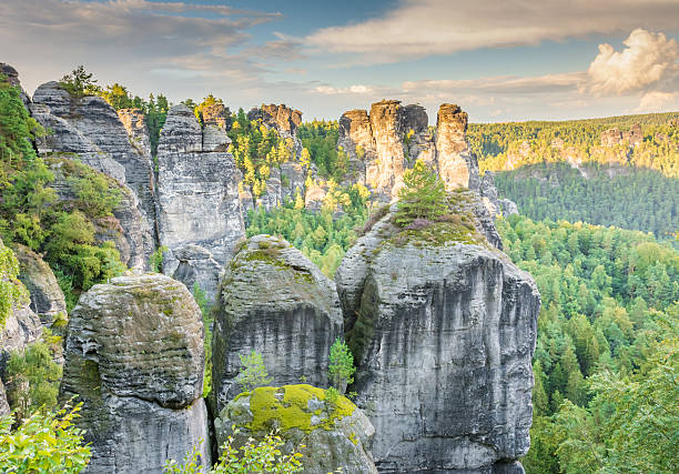 istock Rocks in the Elbe Sandstone Mountains 609079446