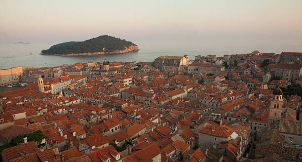 istock Dubrovnik, Croatia old town 609081960