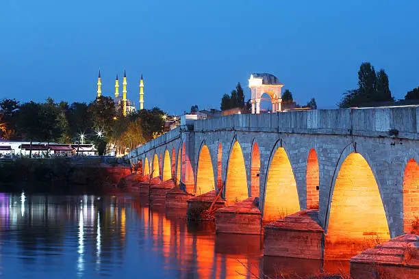 Photo of Bridge above Meric River and Selimiye Mosque
