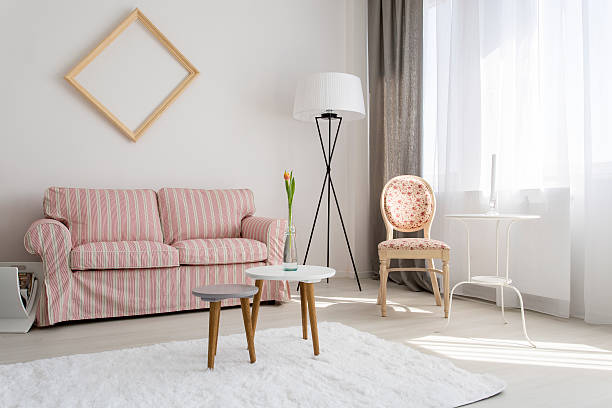 istock Simple living room with beautiful details 609087662