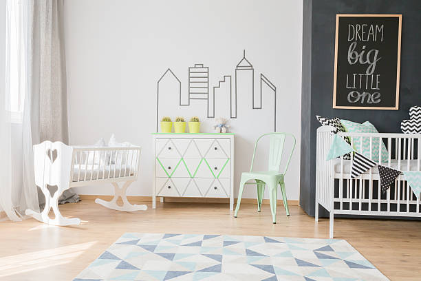 istock Pastel colors in your baby room 609089254