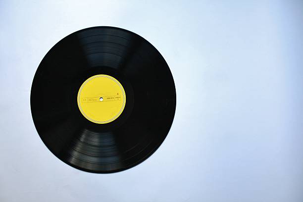 Black vinyl record lp album disc