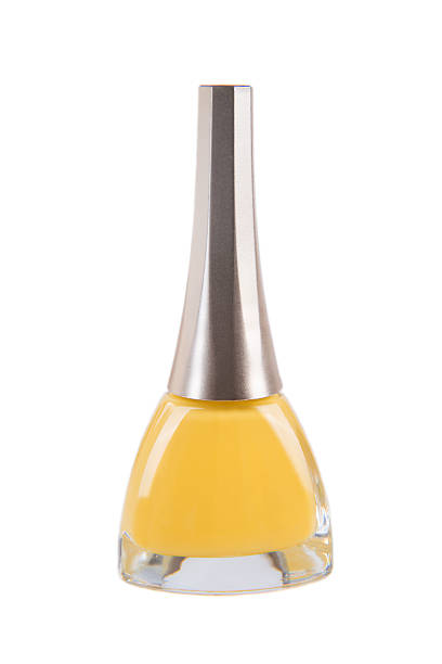 istock Yellow Nail Polish Bottle 609092046