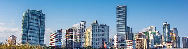 istock Panorama of Miami Skyline 609095510