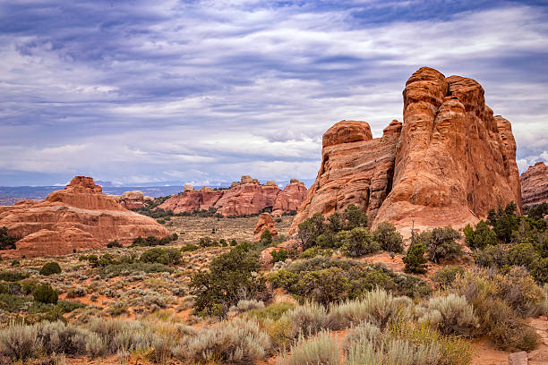 istock Devil's Garden area of Arches National Park, Utah, USA 609096500