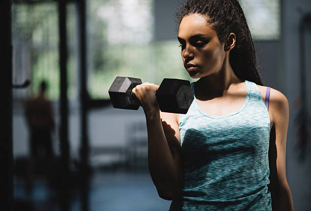 istock Fitness woman working out 609097966
