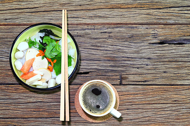 istock Local thai style noodel soup 609441418