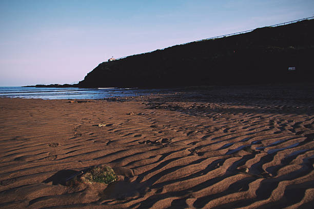 istock View from the beach at Bude in Cornwall Vintage Retro 609441466