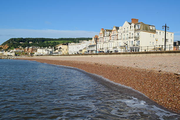 spianata di sidmouth - sidmouth devon foto e immagini stock