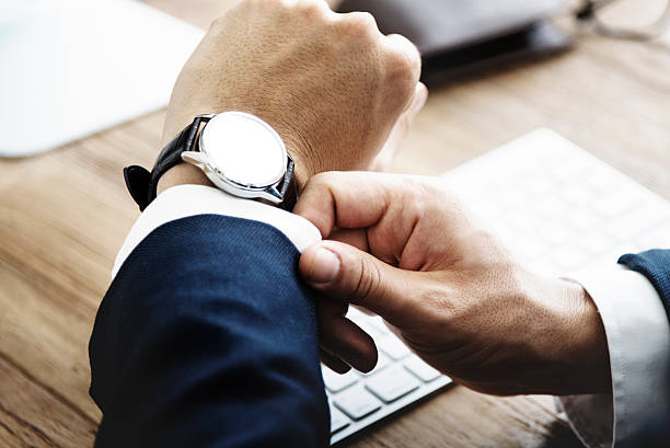 istock Time Management Organization Rushing Business Watch Concept 609621384