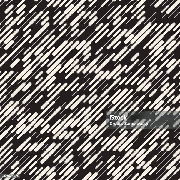 Vector Seamless Irregular Diagonal Dash Lines Pattern Stock ...