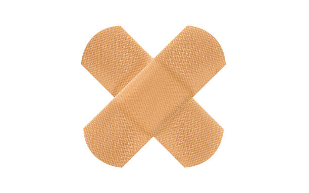 istock X sign adhesive plaster isolated on white background 609682858