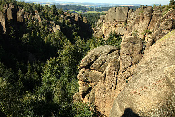 istock Famous rock formations in Czech Republic called Divadlo ( Theatre ) 609682964