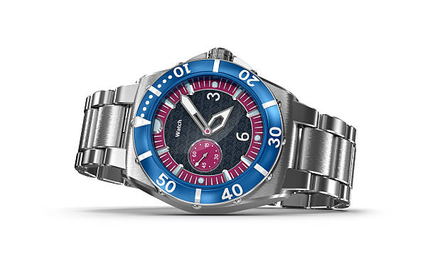 istock Mechanical wrist watch. 3D illustration . My own design 609683564