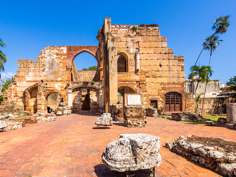 Ruins of Monasterio de San Francisco in Santo Domingo, Dominican Republic