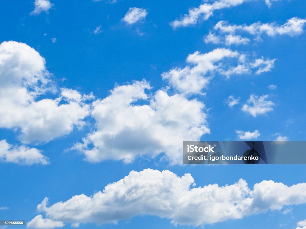 Blue sky and clouds Blue Stock Photo