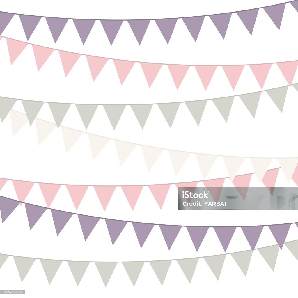 Banting's Vector Bunting Flags Vector Stock Illustration - Download Image Now ...