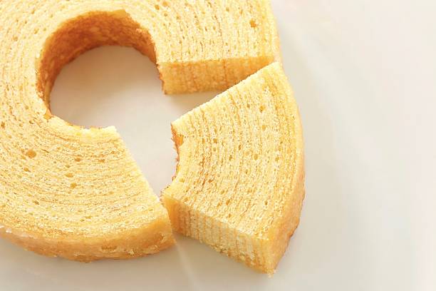 Baumkuchen stock photo