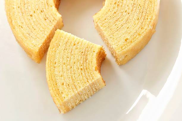 Baumkuchen stock photo