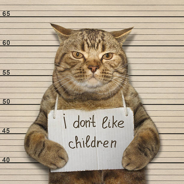 istock The cat and little children 609691086
