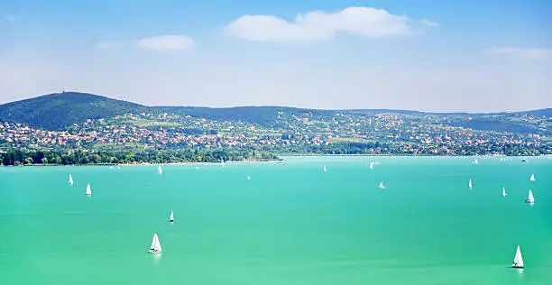 Lake Balaton in Hungary it is the largest lake in Central Europe