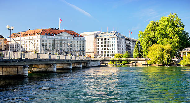 genebra, suíça - lake geneva - fotografias e filmes do acervo