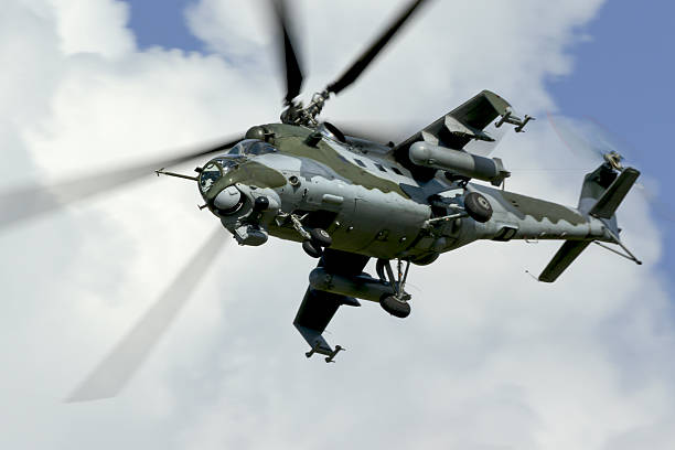 istock military attack helicopter ready for battle 609699690