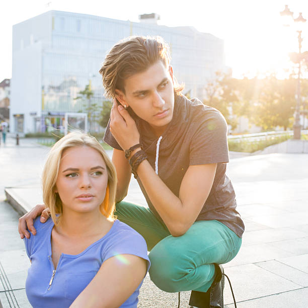 istock Young couple enjoying a day in the city. 609699802