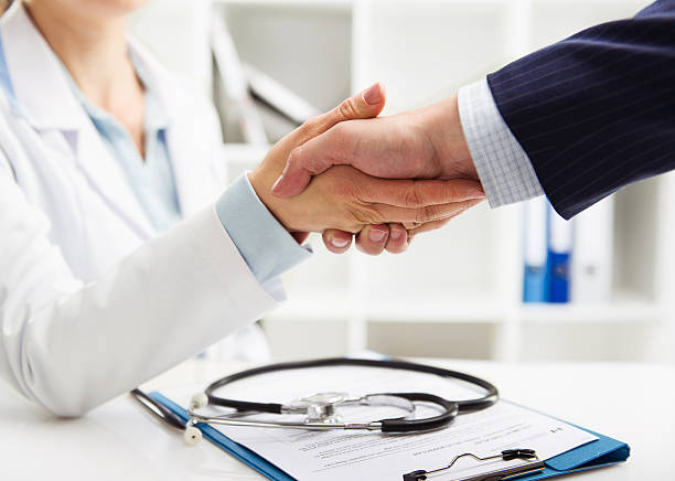 Meeting in medical clinic