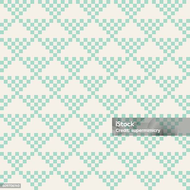 Triangle Pattern Checked Seamless Checkered Triangle Pattern Stock Illustration - Download Image ...