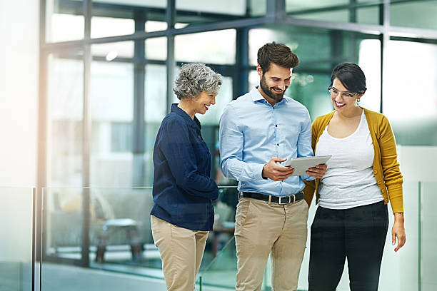 istock The never get tired of the office tablet 609706646