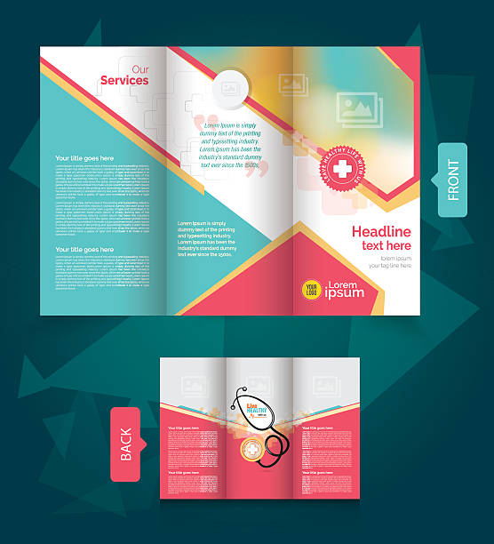 716 Tri Fold Brochure Background Illustrations & Clip Art - iStock