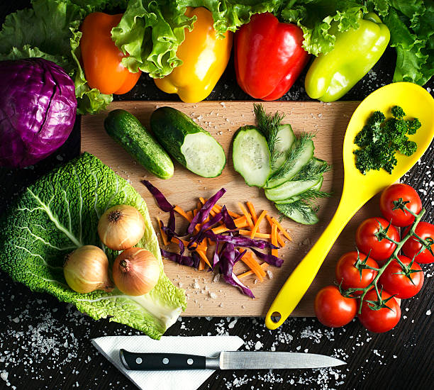 istock background menu vegetariants various summer vegetables on a wood 609712960