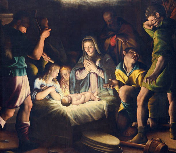 ブレシア - キリスト降誕の絵 - christo ストックフォトと画像