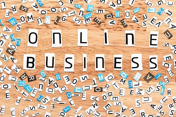 istock business online words from cut out letters 609722622