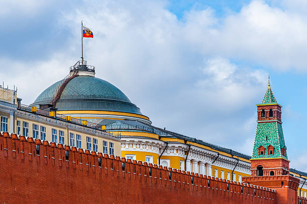 istock Moscow Kremlin wall Senate building and tower 609727852