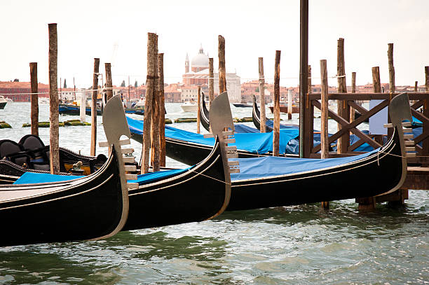 istock Gondola ships on the Canal Grande 609728852