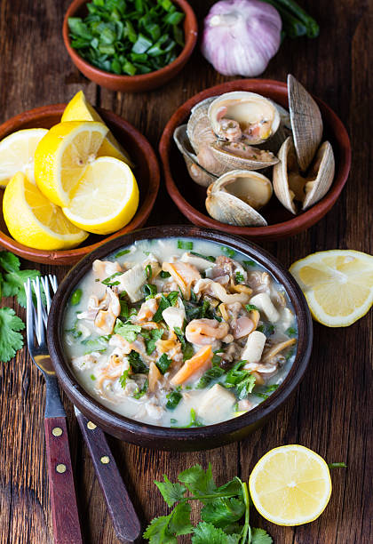 istock Seafood shellfish ceviche mariscal, typical dish Peru Latin America 609795002