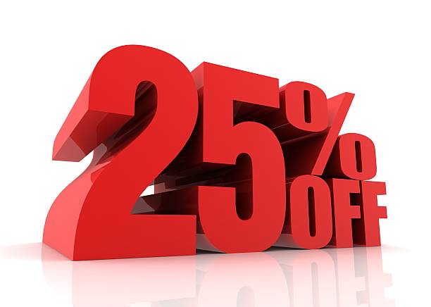 istock twenty five percent off sale concept illustration 609796900