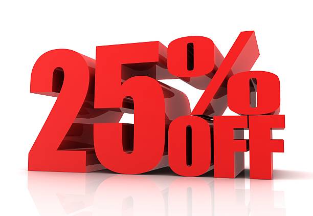 istock twenty five percent off sale concept illustration 609797934