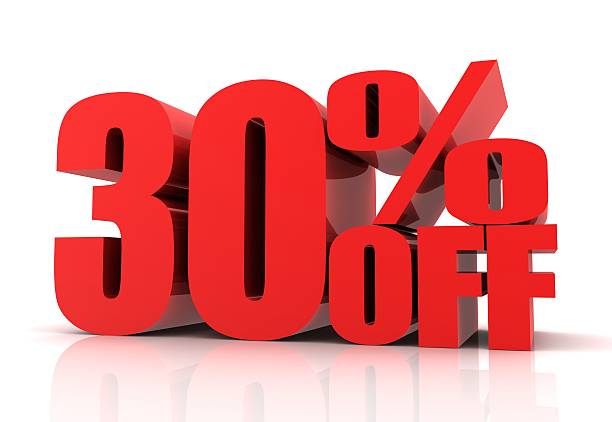 istock thirty percent off sale concept illustration 609798002