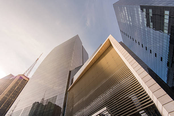 modern buildings in sao paulo city - deelstaat são paulo stockfoto's en -beelden