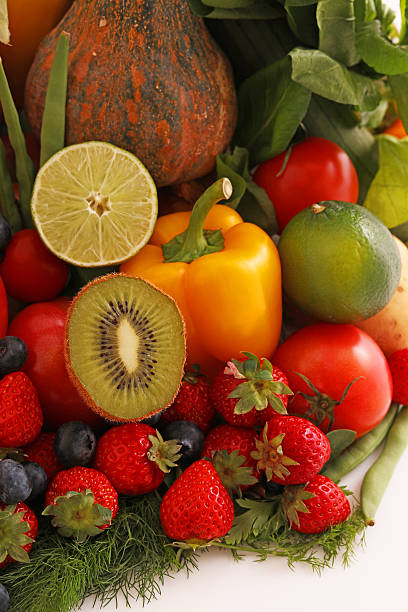 istock Fresh vegetables and fruits 609801700