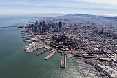 San Francisco City and Bay Aerial