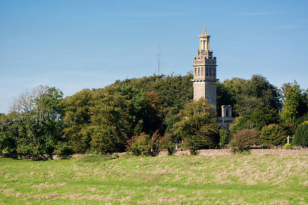 Beckford's Tower in countryside near Bath, Somerset, UK